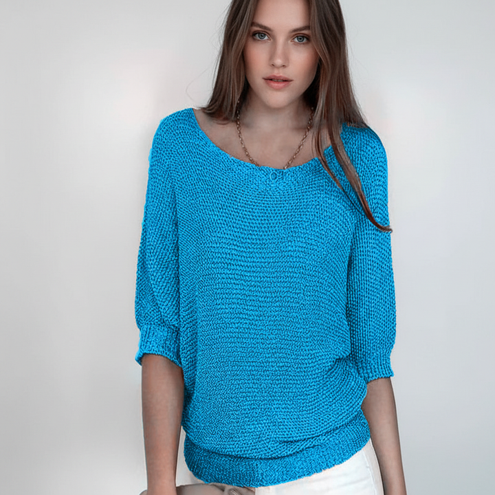 Strickpullover Mit Fledermausärmeln - Gabriele