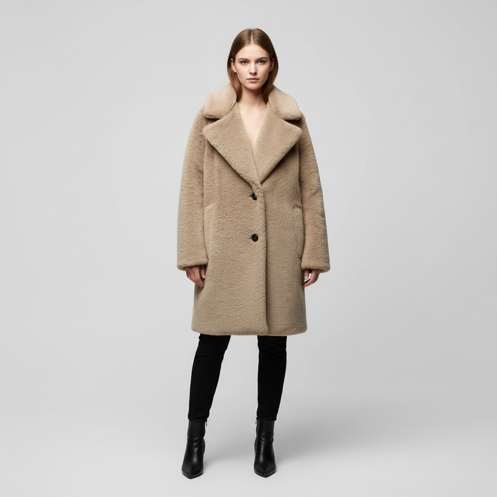 Teddy-Mantel Für Damen -  Rita