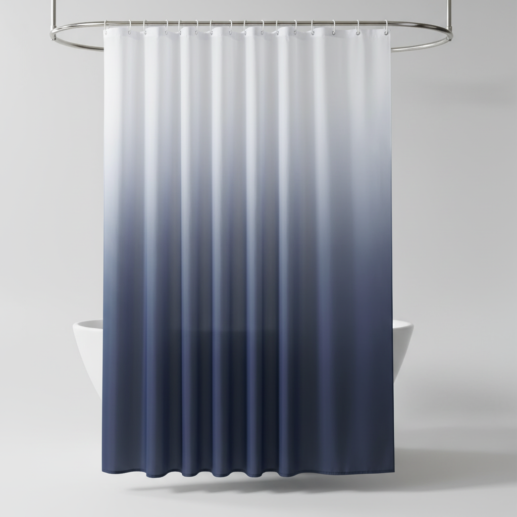 Verdickter Polyester Duschvorhang - AquaVeil