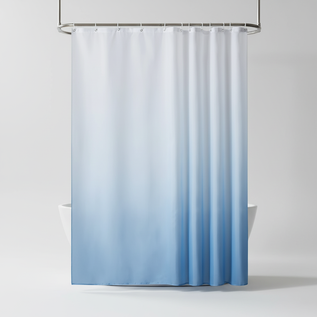 Verdickter Polyester Duschvorhang - AquaVeil