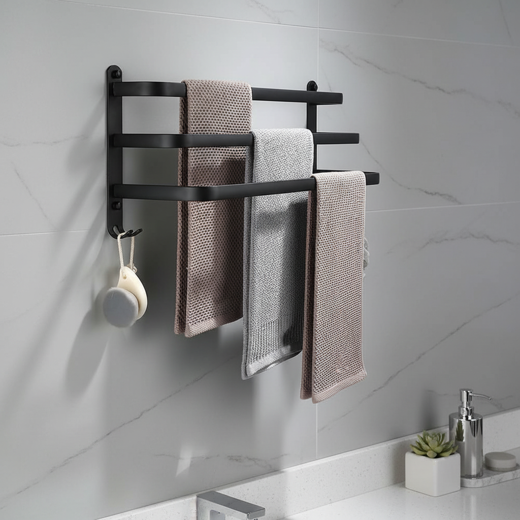 Wandmontierter Handtuchhalter Aus Metall - SpaceHang