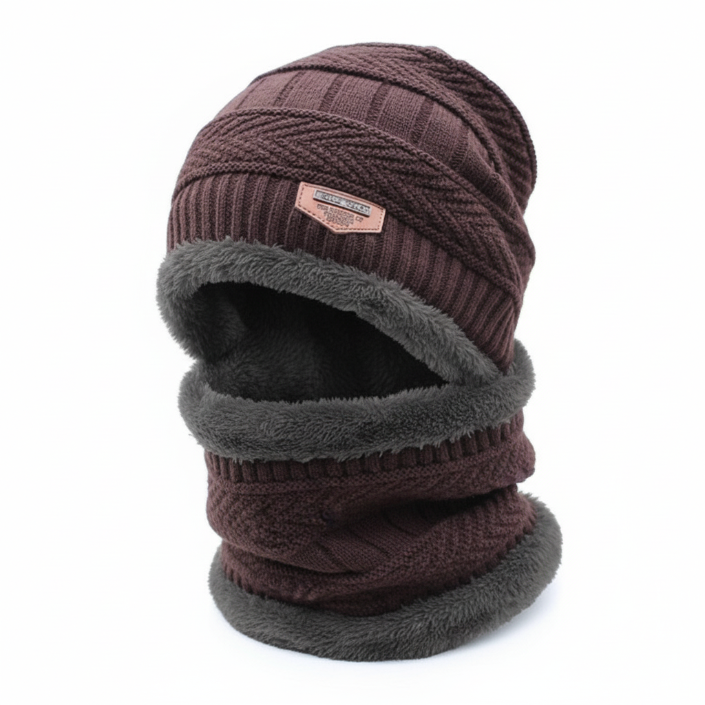 Wärmende Mütze Mit Gesichtsschutz - WinterCap