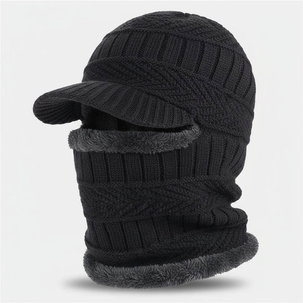Wärmende Mütze Mit Gesichtsschutz - WinterCap