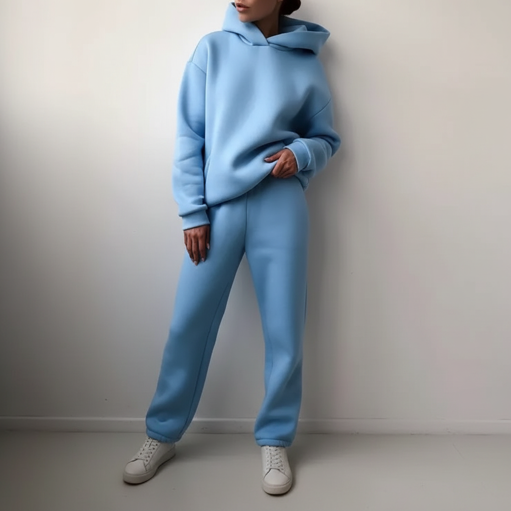 Weiches Fleecepullover-Set - Marie