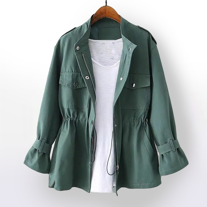 Kort dames trenchcoat – Clarisse