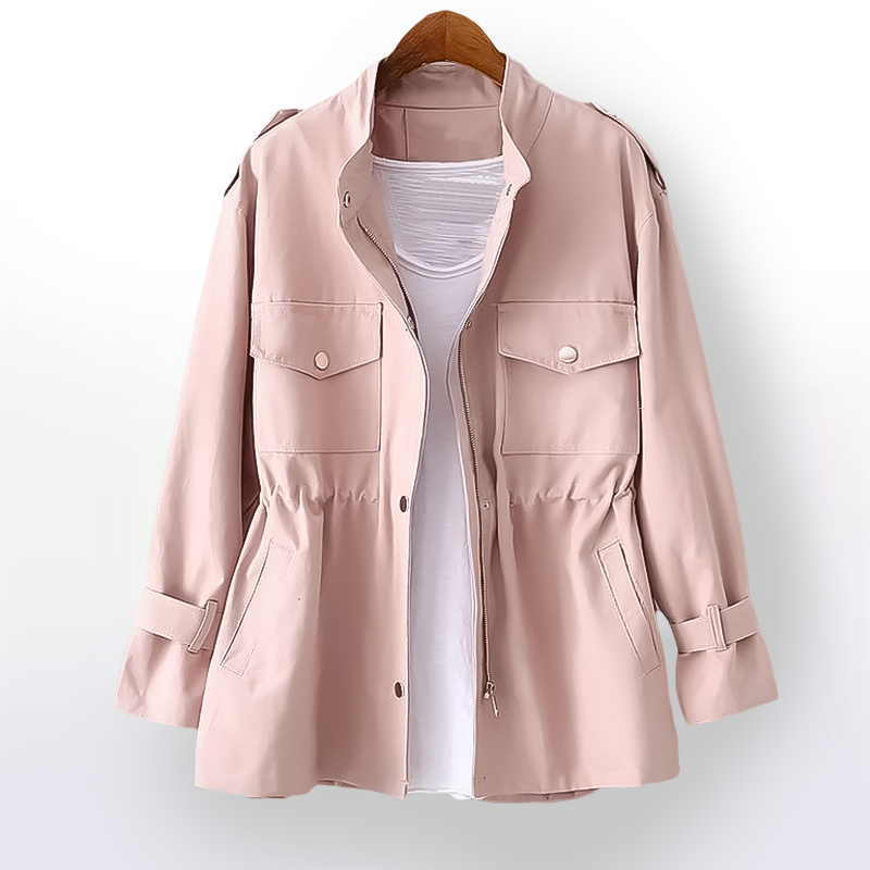Kort dames trenchcoat – Clarisse