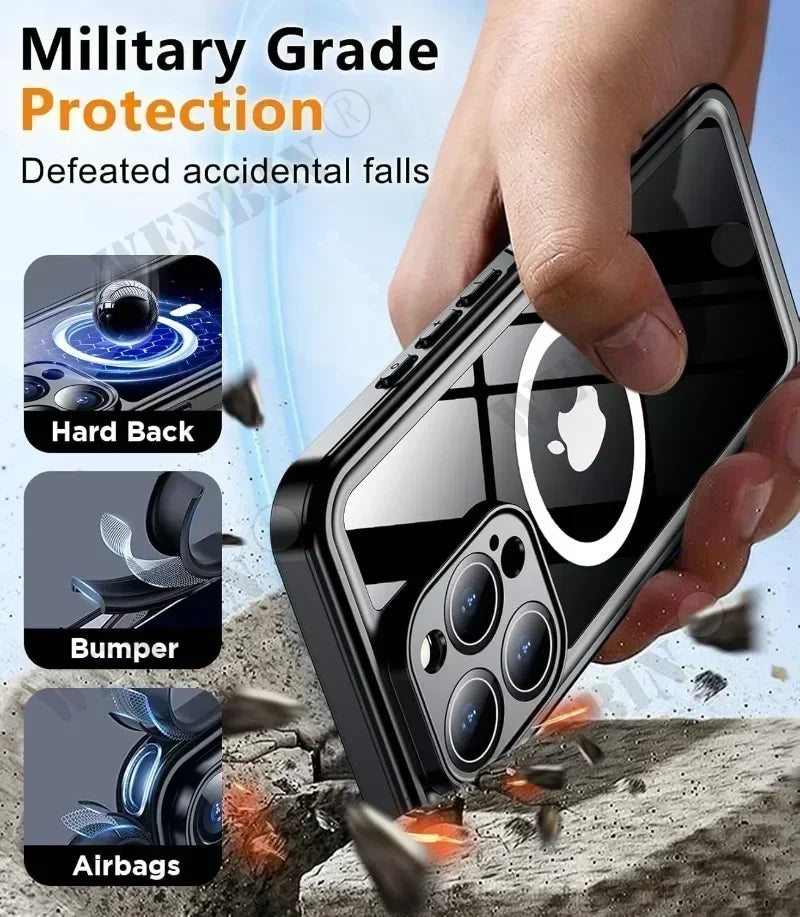 IP68 Waterproof Full-Body Diving Case with Magnetic Fit – 1+1 FREE-For iPhone 13 Pro-State of Style