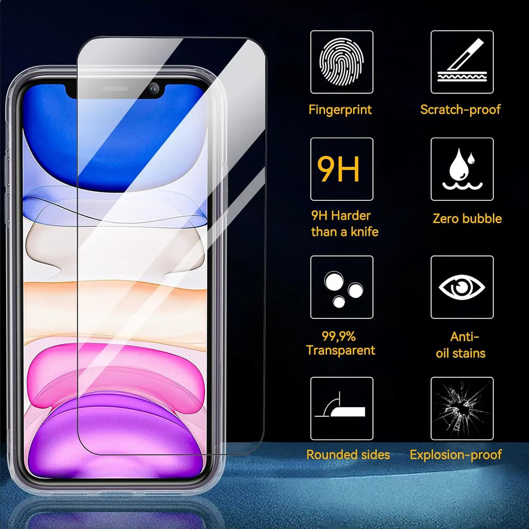 Magnetic Shockproof Case with Glass Protector – For iPhone X to 15 – Buy 1, Get 1 Free-For 15 Pro Max-State of Style