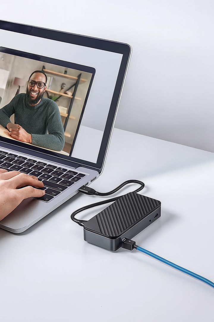 USB-C Docking Station with SSD Enclosure & Cooling Fan – 10-in-1 Pro Hub-State of Style