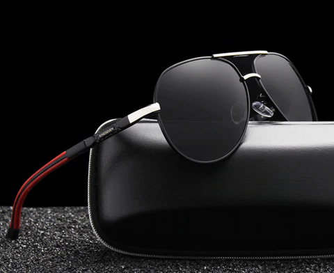 Stilfuld herresolbrille med UV400-beskyttelse – Lennart