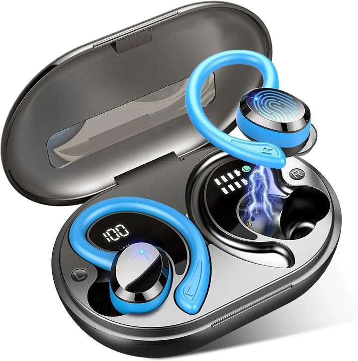 Wireless Earbuds with Clear Sound & Long Battery Life – SecureFit (Buy 1, Get 1 FREE)-Blue-State of Style