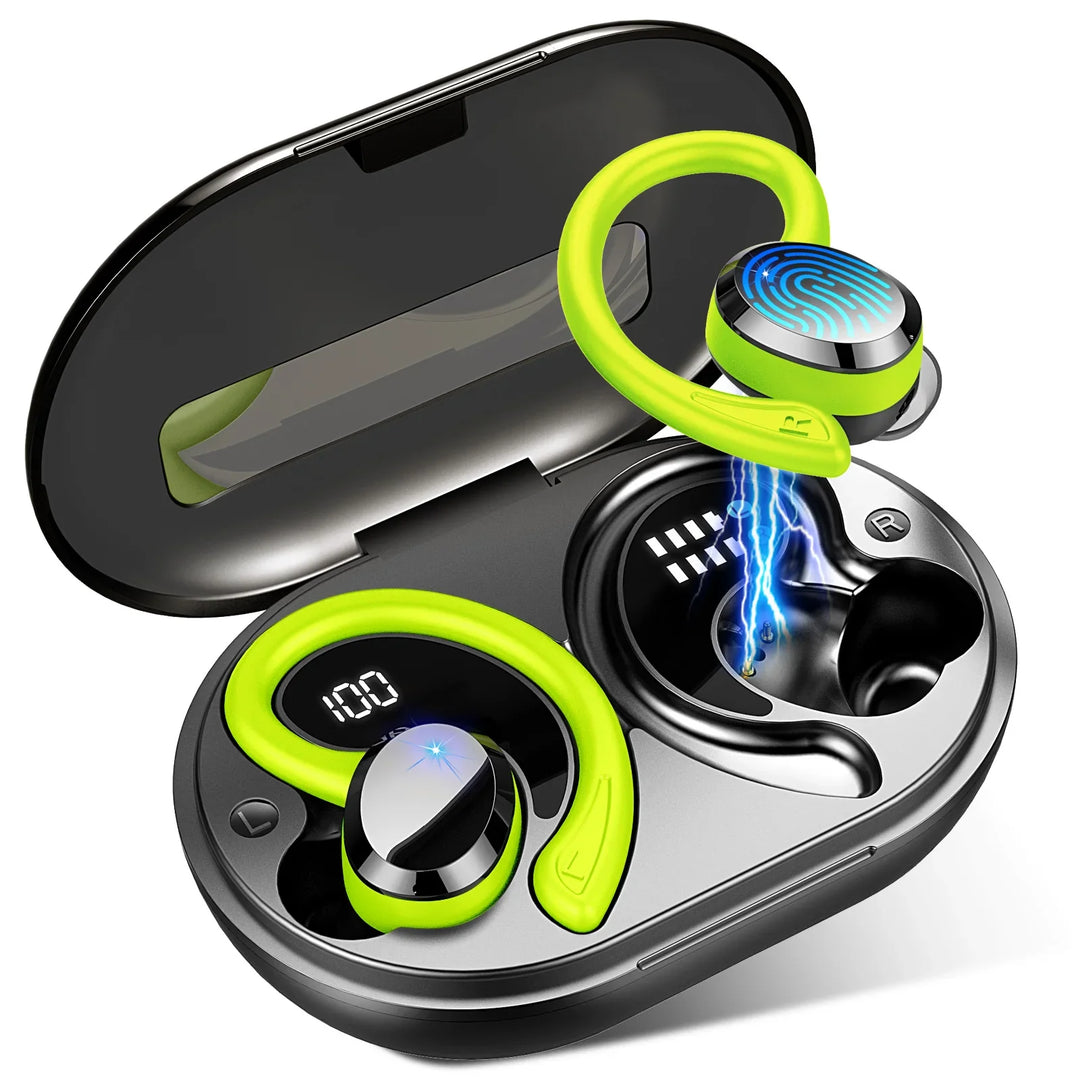 Wireless Earbuds with Clear Sound & Long Battery Life – SecureFit (Buy 1, Get 1 FREE)-Green-State of Style