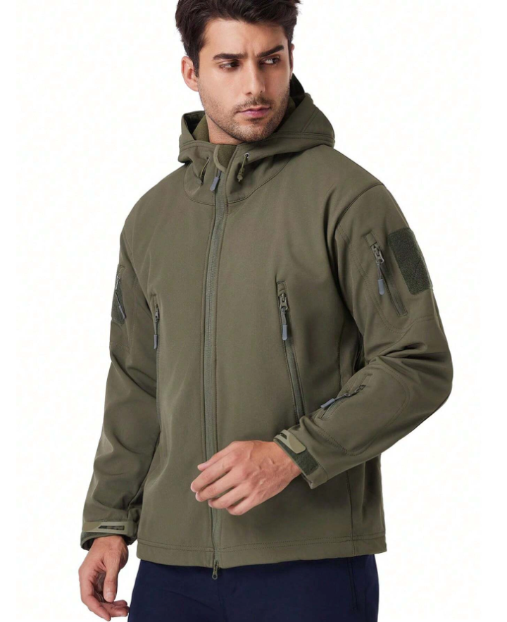 Vandtæt vindtæt fleeceforet sæt med udendørs jakke og bukser 4